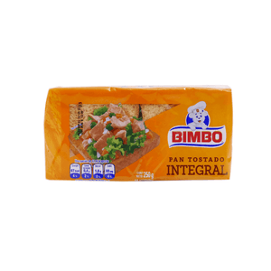 Pan Tostado Bimbo 250 Gr Integral