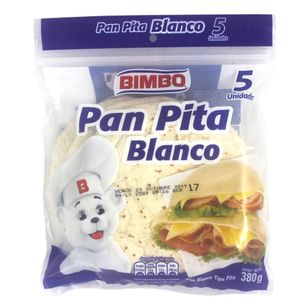 Pan Pita Bimbo 330 Gr Blanco