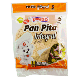 Pan Pita Bimbo 330 Gr Integral