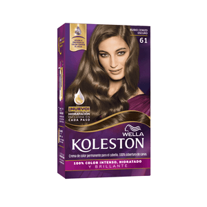 Kit Tinte Para Cabello Koleston Rubio Cenizo Oscuro No 61