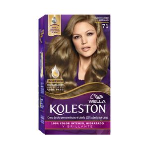 Kit Tinte Para Cabello Koleston Rubio Cenizo Medio No 71