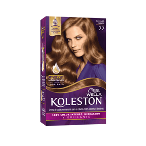 Kit Tinte Para Cabello Koleston Castaño Bambi No 77