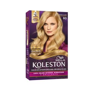 Kit Tinte Para Cabello Koleston Rubio Claro No 80