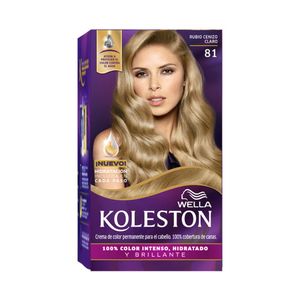 Kit Tinte Para Cabello Koleston Rubio Cenizo Claro No 81