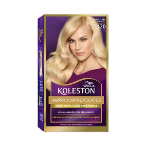 Kit Tinte Para Cabello Koleston Rubio Claro Especial No 120