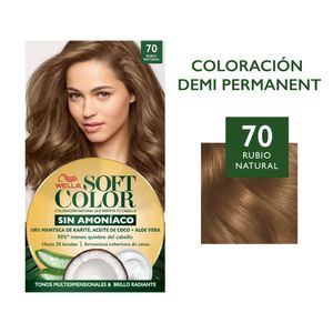 Kit Tinte Para Cabello Soft Color 35 Gr Rubio Natural No 70