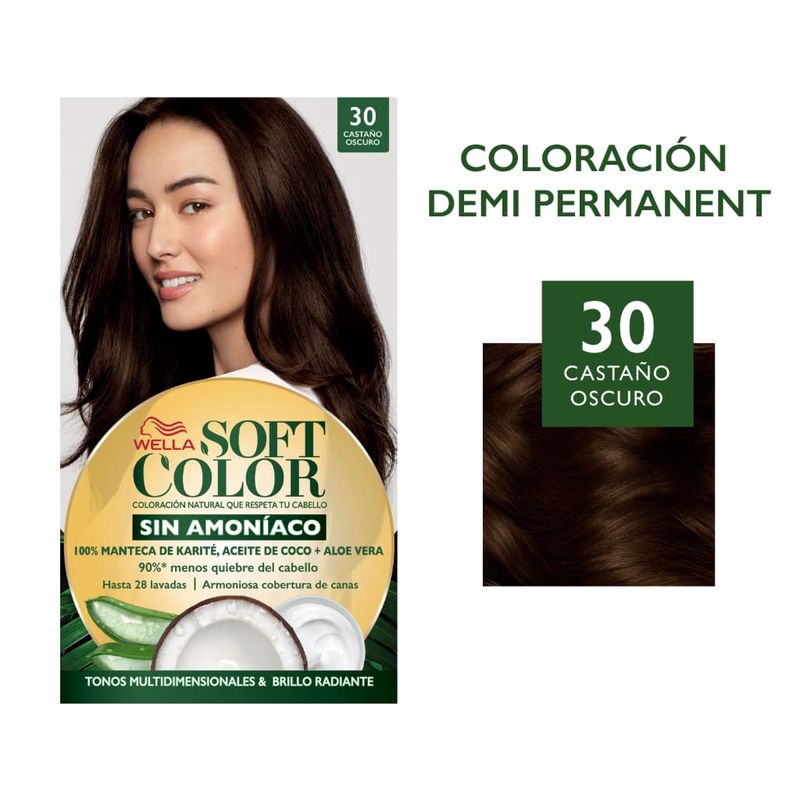 Kit-Tinte-Para-Cabello-Soft-Color-35-gr-Castaño-Oscuro-No-30