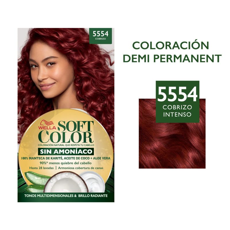 Kit-Tinte-Para-Cabello-Soft-Color-35-gr-Cobrizo-Intenso-No-5554