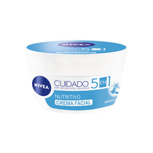 Crema Facial Nivea 100 Ml Cuidado Nutritiva 5 En 1