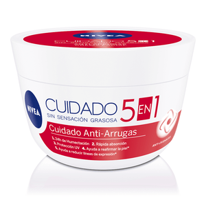 Crema Facial Nivea 50 Ml Cuidado Antiarrugas 5 En 1