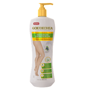 Crema Para Piernas Goicoechea 400 Ml Gingko Biloba Y Extracto De Uva