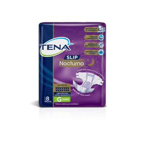 Pañales para adulto Tena Slip Nocturno talla chica/mediana 8 pzas