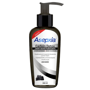 Jabón Líquido Asepxia Carbón Detox 200 Ml