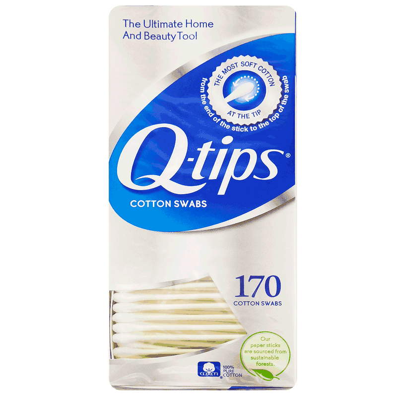 Hisopo-De-Primeros-Auxilio-Q-Tips-170-UN-Palo-De-Papel-Flexible-No-Esteril