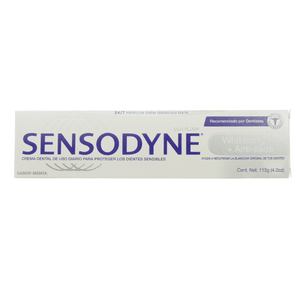 Pasta Dental Sensodyne 113 gr Whitening + Anti Sarro