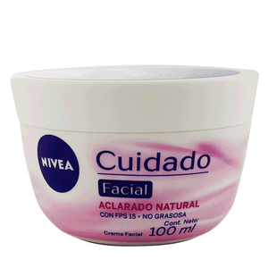 Crema Facial Nivea 100 Ml Aclarado Natural Piel Suave