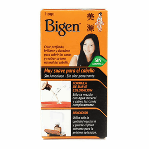 Tinte Permanente En Polvo Bigen 6 Ml Negro Natural No 58