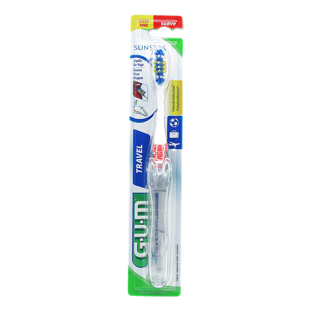 Cepillo de dientes viaje Carrefour Soft 1 ud.