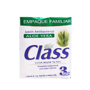 Jabón De Aseo Corporal En Barra Class 110 gr Aloe Vera 3 Pack