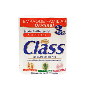 Jabón De Aseo Corporal En Barra Class 110 3 Pack gr Antibacterial