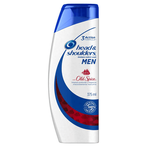 Shampoo Head & Shoulders 375Ml Old Spice Para Hombres Control Caspa