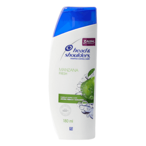 Shampoo Head & Shoulder 180 Ml Fresca Manzana