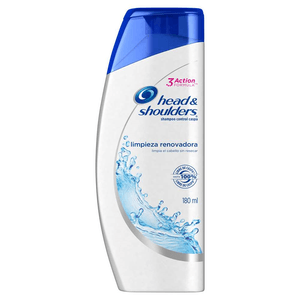 Shampoo Head & Shoulder 180 Ml Limpieza Renovadora