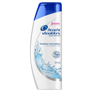 Shampoo Head & Shoulders 375 Ml Limpieza Renovadora