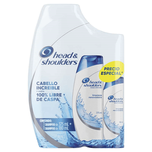 Shampoo Head & Shoulders 555 Ml Limpieza Renovadora