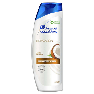 Shampoo Head & Shoulders 375 Ml Hidratación Aceite De Coco