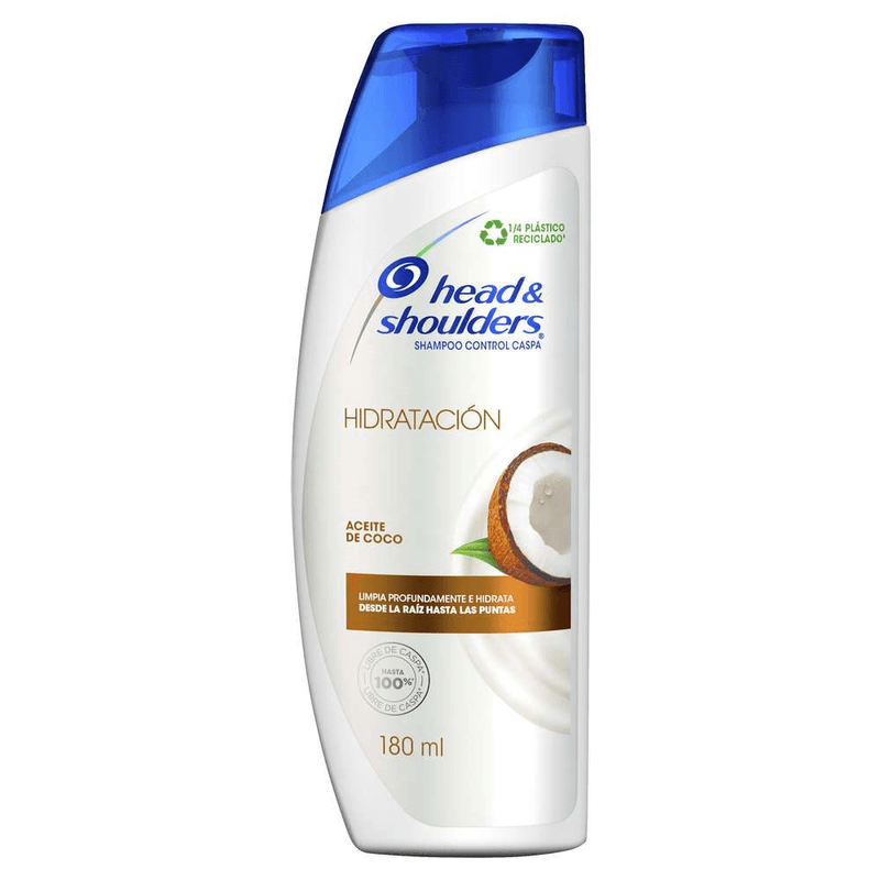 Shampoo-Head---Shoulders-180-Ml-Hidratacion-Aceite-De-Coco