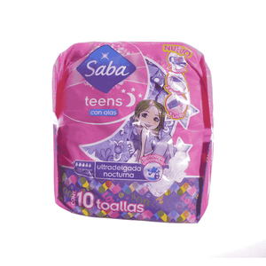 Toalla Femenina Teens Saba 10 Un Ultradelgada Alas Nocturna