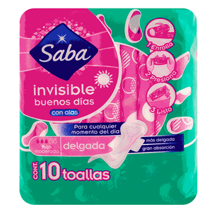 Toallas Femenina Saba 10 Un Invisible Con Alas