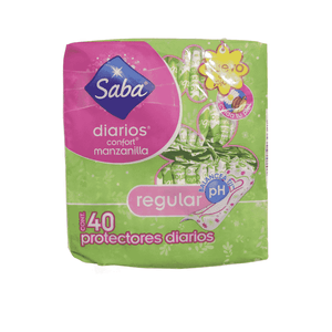 Protectores Diarios Fem Saba 40 Un Regular Manzanilla