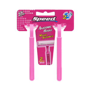 Afeitadora Para Mujer Speed 2 Un Rosada Piel Sensible