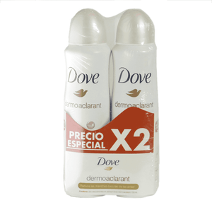 Desodorante En Aerosol Dove 89 Gr Dermo Aclarante 2 Pack