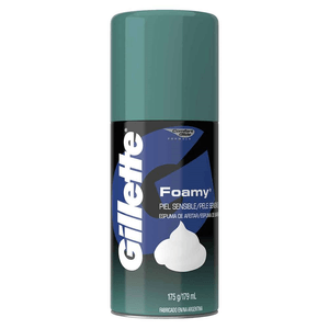 Espuma De Afeitar Gillette 179 Ml Foamy Piel Sensible