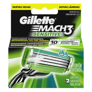 Repuestos Gillette 2 Und Sensitivo De 2 Hojas