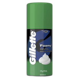 Espuma De Afeitar Gillette 179 Ml Foamy Mentol