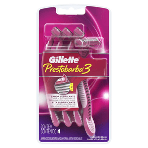 Prestobarba Mujer Gillette 4 Un Lubricante