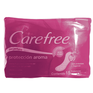 Protectores Diarios Femeninos Carefree 15 Und Protección Aroma Jyj