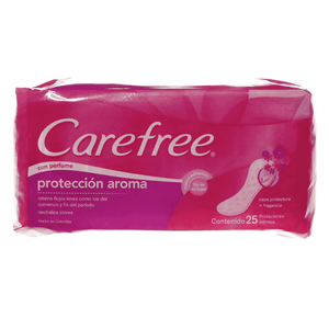 Protectores Diarios Femeninos Carefree 25 Und Protección Aroma Jyj