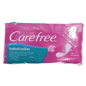 Protectores Diarios Femeninos Carefree 25 Und Brisa Jyj