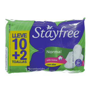 Toalla Femenina Stayfree 12 Un Con Alas