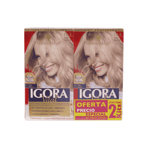 Tinte Permanente Para Cabello Igora Vital 250 Ml 2 Kit