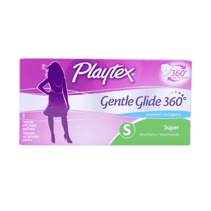 Tampon Aplicador Plástico Playtex 8 Un Super Sin Fragancia