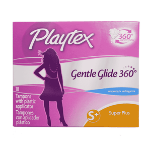 Tampon Aplicador Plástico Playtex 18 Un Super Plus Sin Fragancia