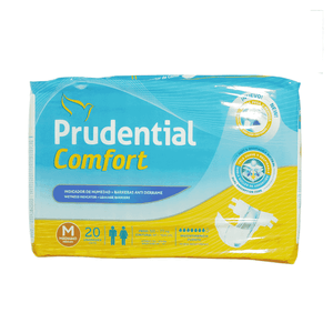 Pañal Adulto Unisex Prudential 20 Un Mediano Confort Incontinencia Fuerte