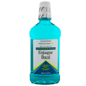 Enjuague Bucal Medical Center 500 Ml Azul Blancura