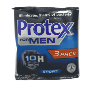 Jabón De Aseo Corporal En Barra Protex 110 gr Mens Sport 3 Pack